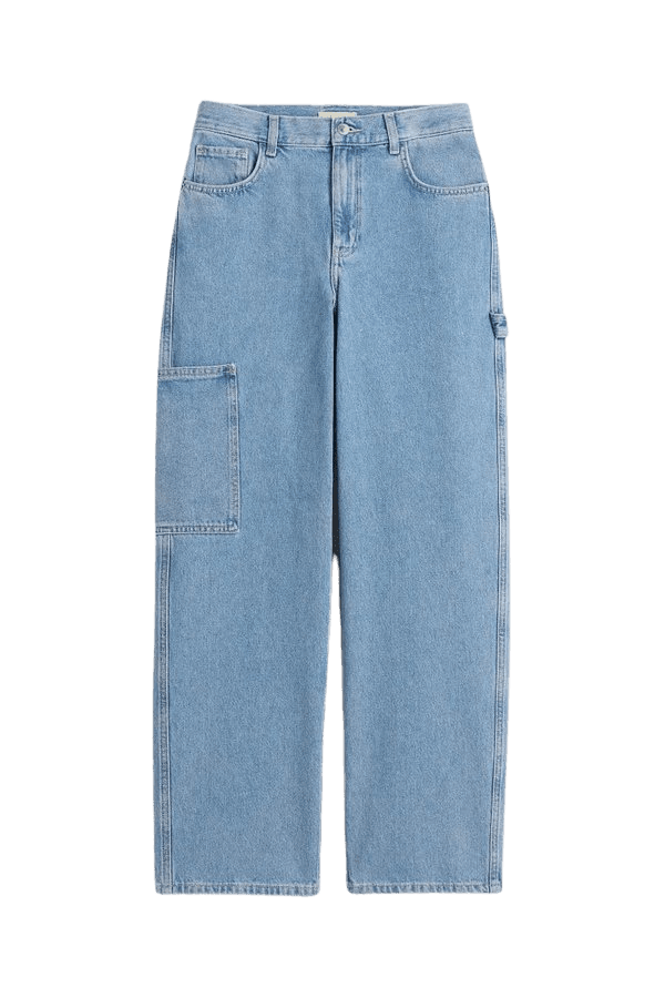 Coated Straight High Jeans - Black - Ladies