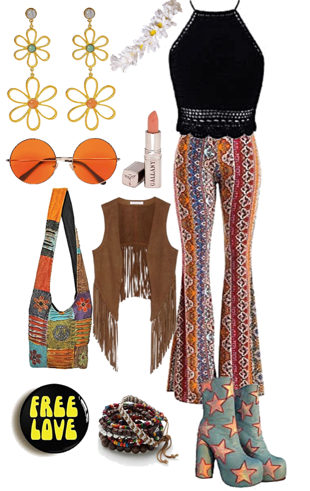 Cool Hippie/70’s Costume Outfit | ShopLook