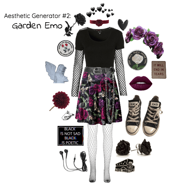 Aesthetic Generator #2: Garden Emo Outfit | ShopLook