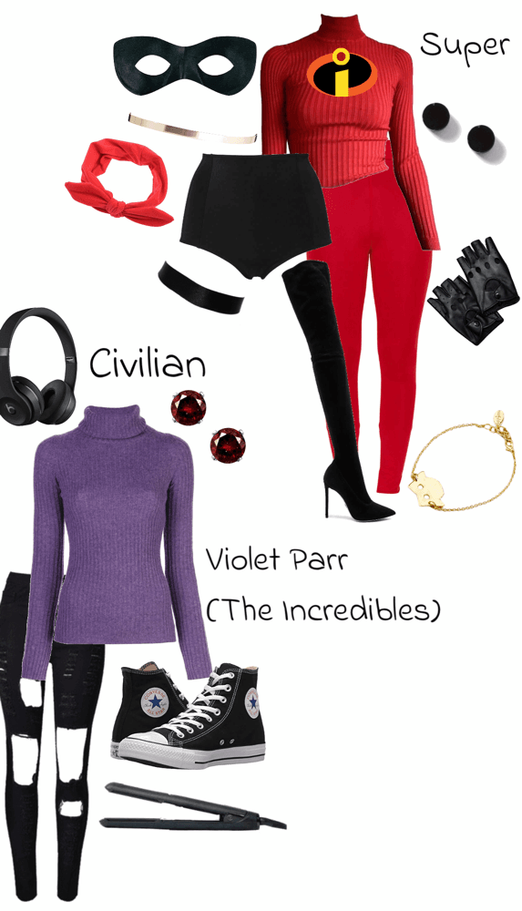 Violet Parr | Disney Challenge 2/29 (28) Outfit | ShopLook