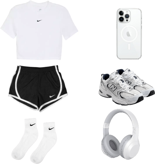 𝗔𝘁𝗵𝗹𝗲𝘁𝗶𝗰 𝘄𝗲𝗮𝗿 ୨୧ Outfit