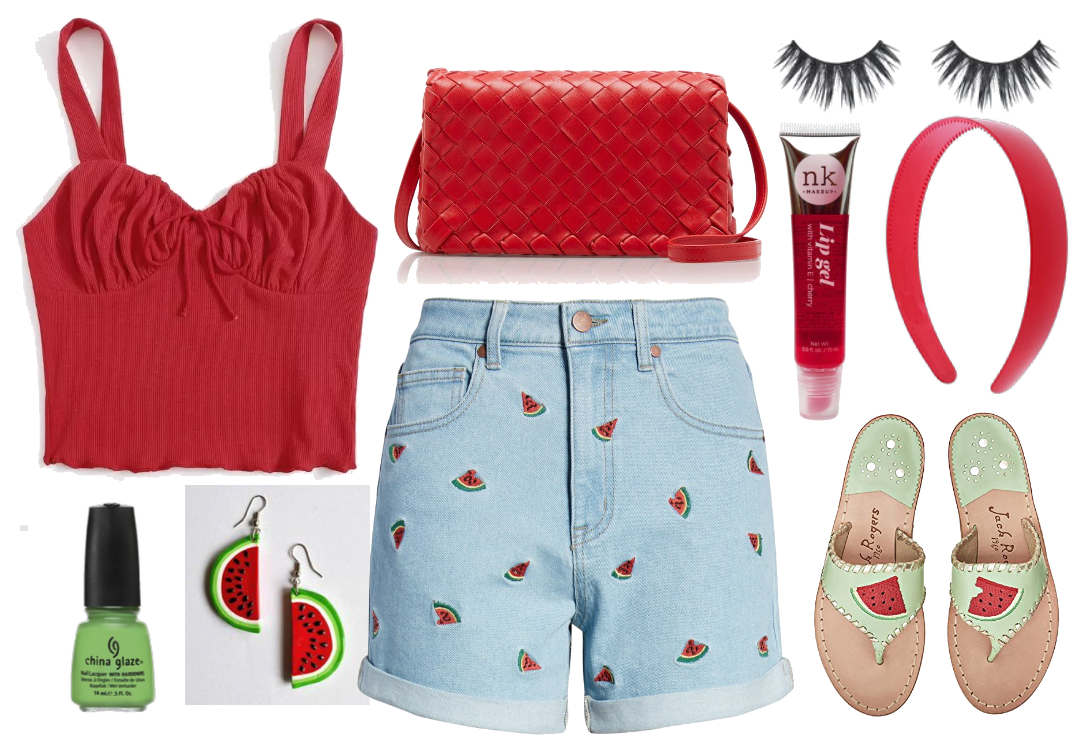 Watermelon Shorts Outfit | ShopLook
