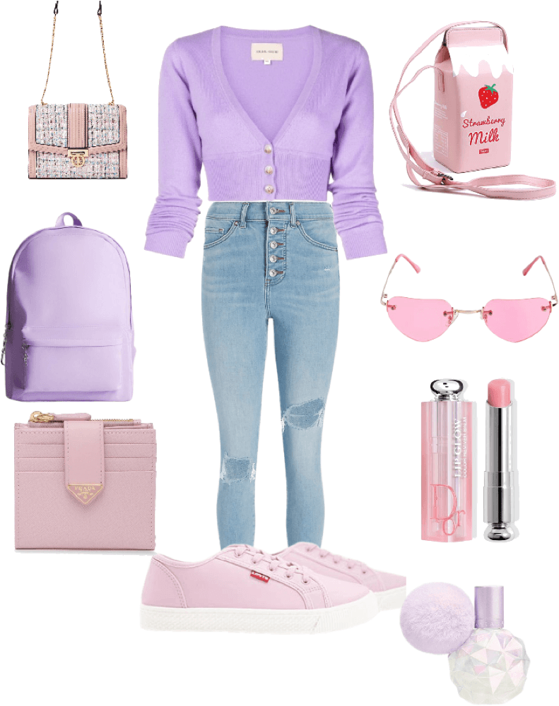 purple pink outfit Outfit | ShopLook