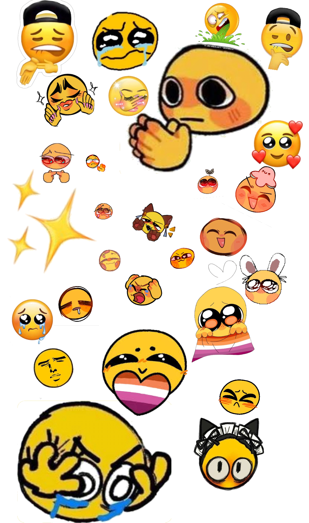 cursed emoji love sticker｜TikTok Search