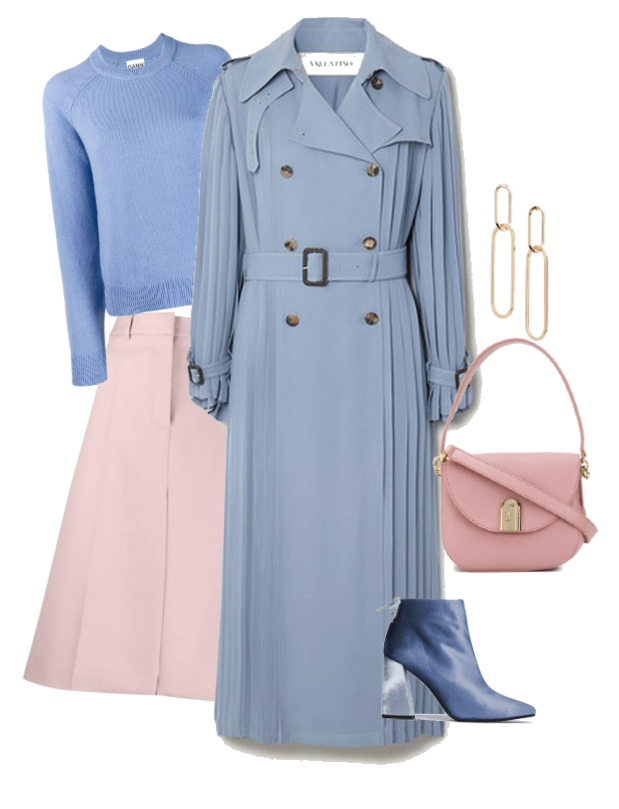 My blue trench coat Outfit | ShopLook