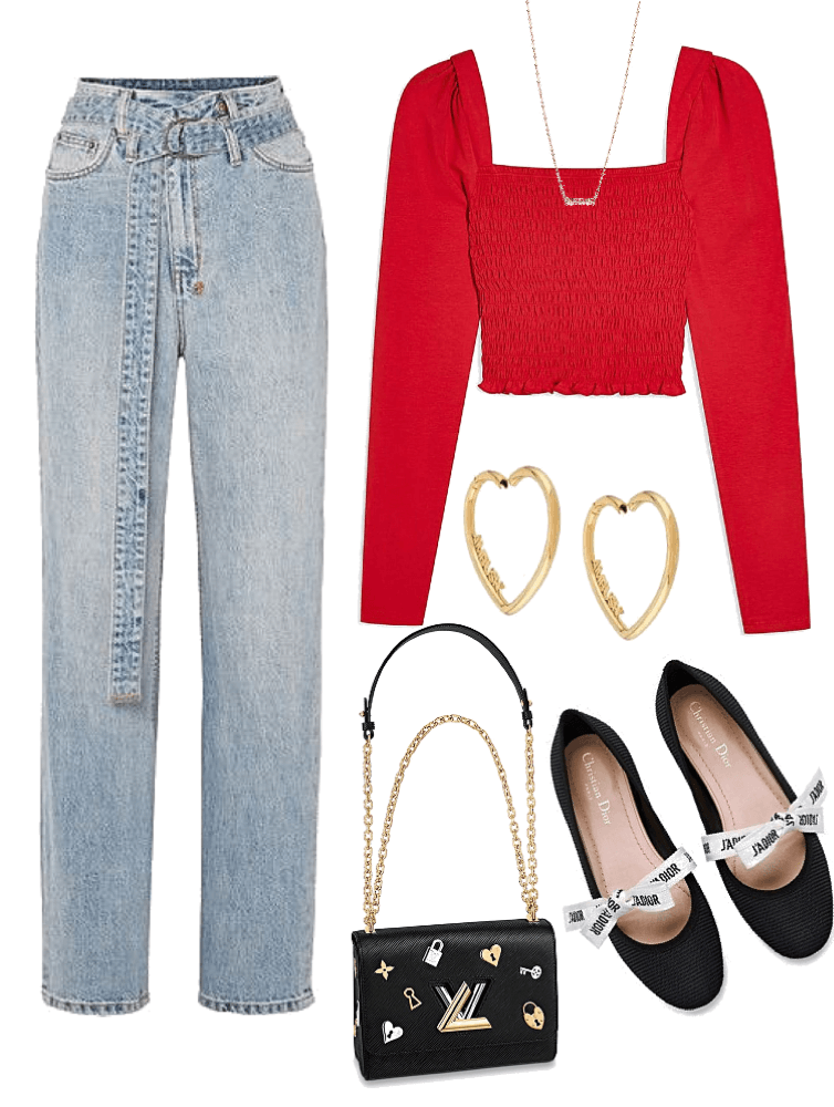 fab red Outfit | ShopLook