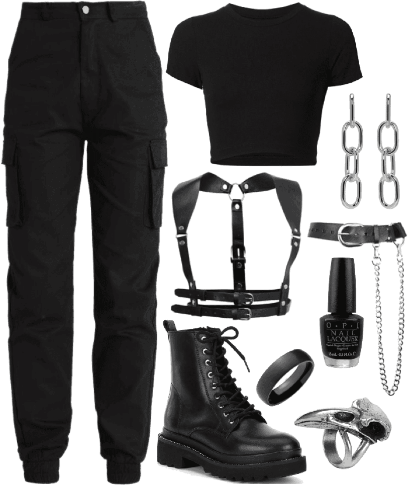 black on black Outfit | ShopLook
