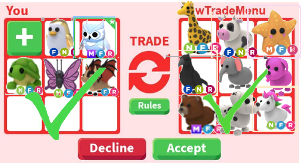 I just discovered the adopt me trading site roblox user its
