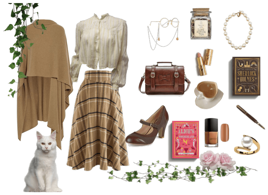 Light Academia/Librarian Aesthetic Outfit | ShopLook