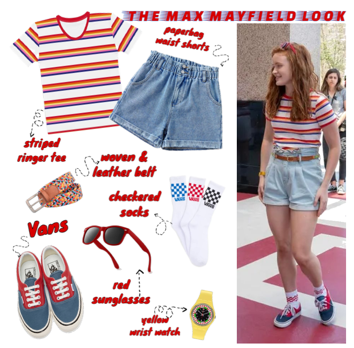 Fandom Bound Ideas: Max Mayfield @ Starcourt Mall Outfit