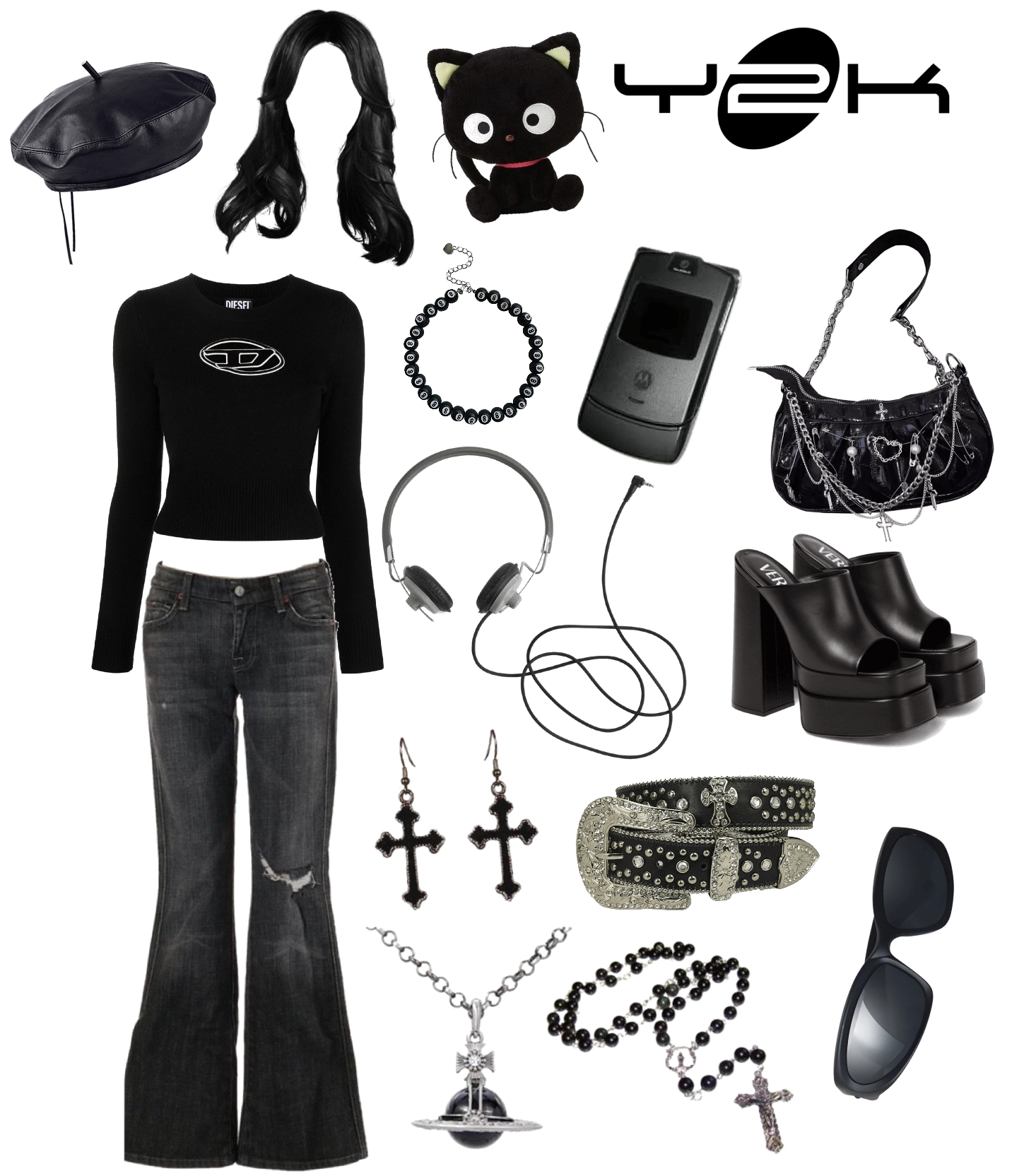 black y2k Outfit | ShopLook