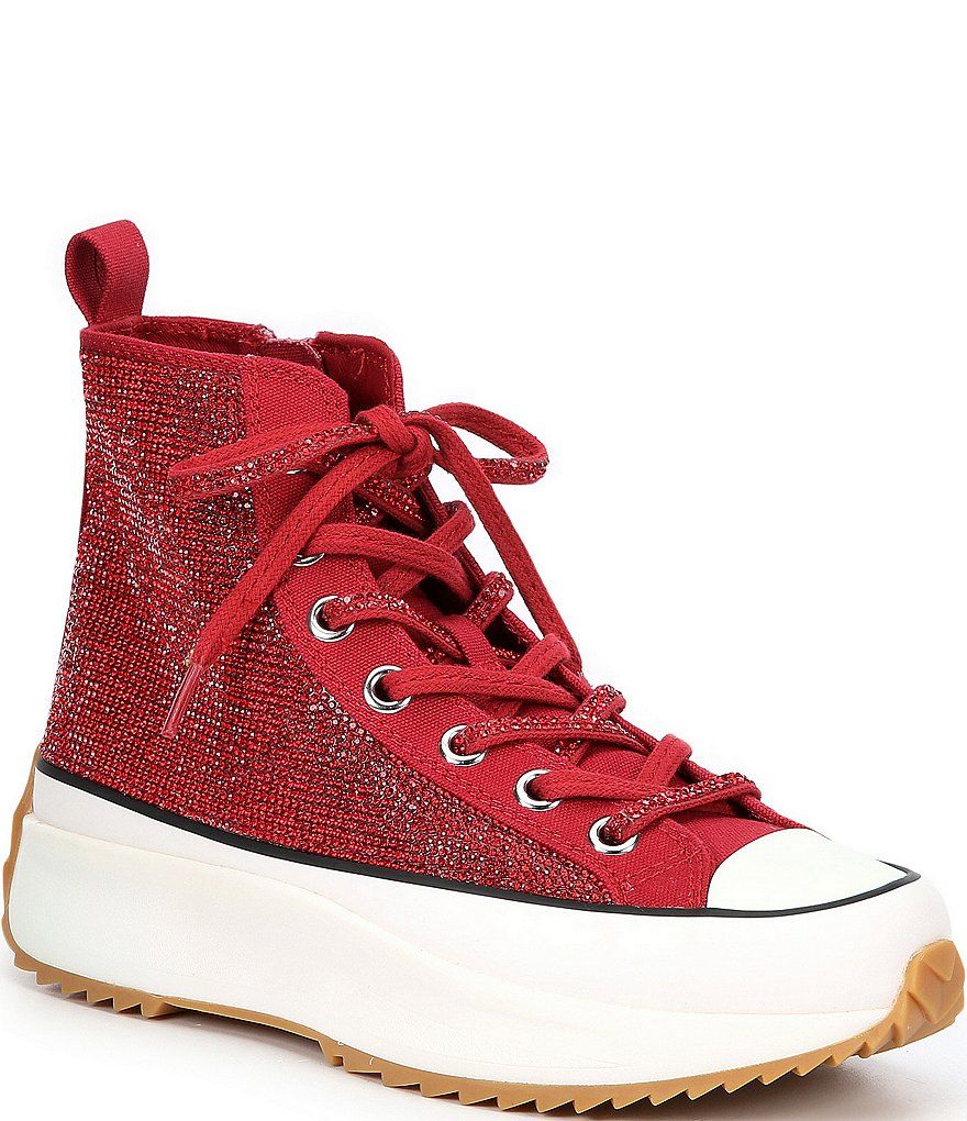 converse Steve Madden Shaft-R Rhinestone Embellished Platform Sneakers ...