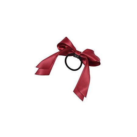 dark red ribbon bow hair - Google Search