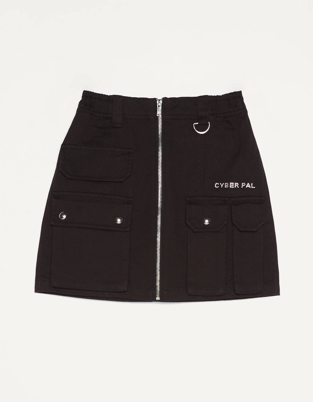 bershka Short cargo skirt with zipper detail - Skirts - Bershka United ...