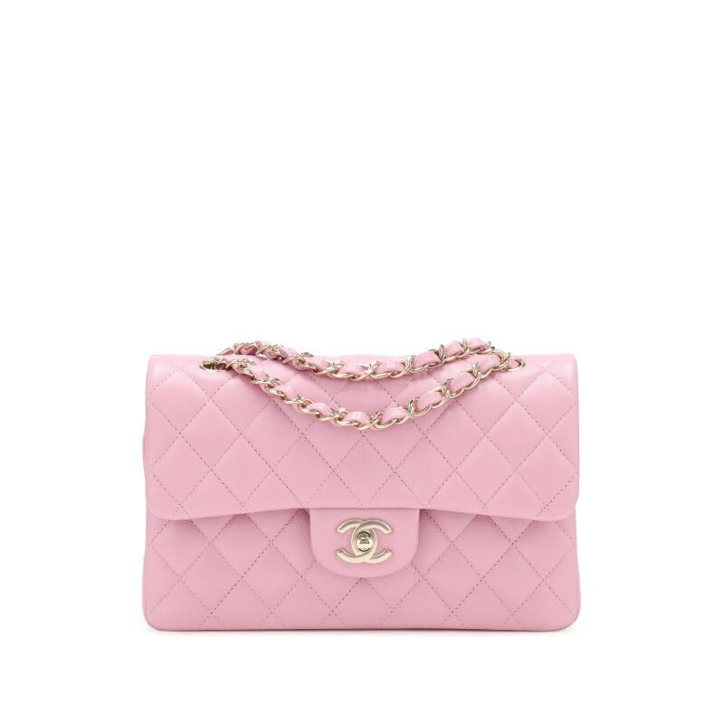 Chanel Iridescent Pink Quilted Grained Calfskin 2.55 Reissue 224 - Mini Rose Gold Ruthenium Hardware, 2022 (Like New), Womens Handbag