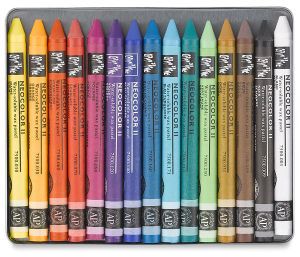 SET Caran d'Ache Neocolor II Artists' Crayons Set of 15