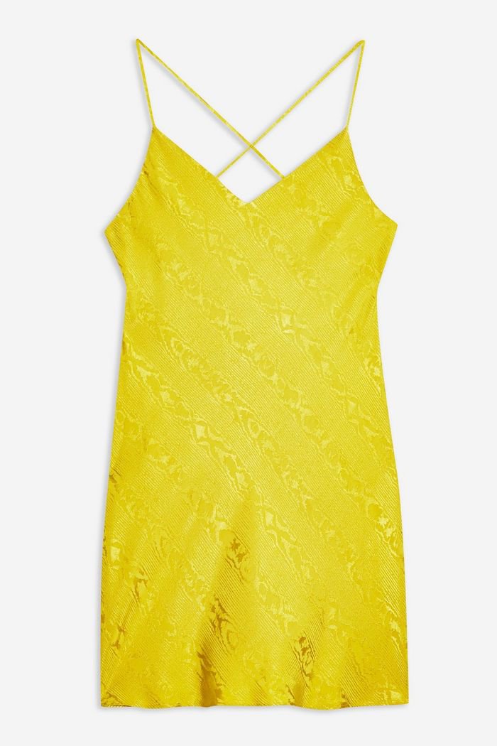 Jacquard mini slip dress hotsell